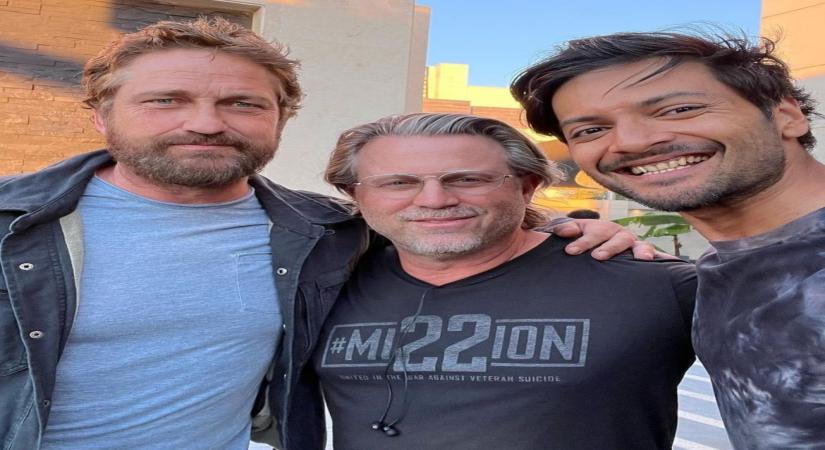 Ali Fazal shares BTS pictures with Gerard Butler from 'Kandahar' sets