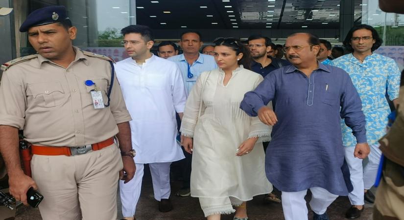 Parineeti and Raghav Chaddha in Jaipur to finalise wedding destination