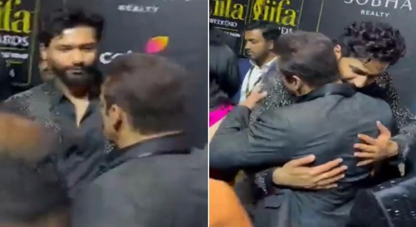 Vicky Hugs Salman