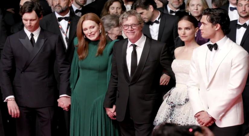 Natalie Portman, Julianne Moore's 'May December' heats up Cannes with a staggering response.(photo:Twitter)