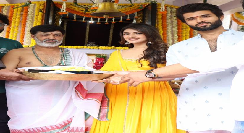 Vijay Deverakonda's 'VD12' officially launched with a pooja ceremony.