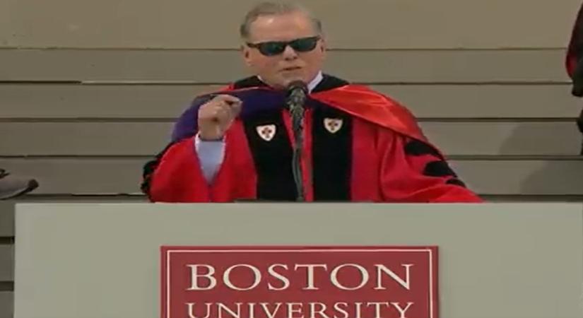 'Pay your writers', 'shut up', say students interrupting Warner Bros CEO speech