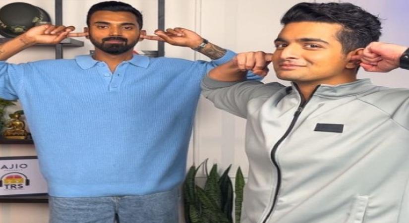 Ranveer allahbadia and KL rahul.(photo:instagram)