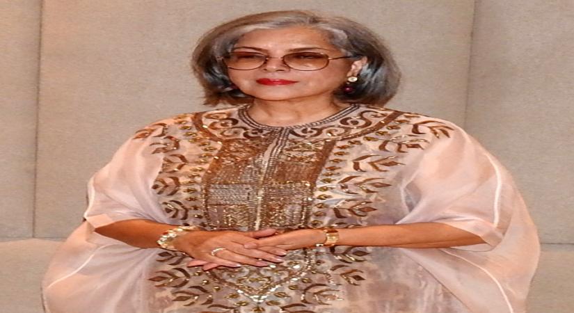 New Delhi : Actress Zeenat Aman during the Ficci event in New Delhi on Wednesday, June 29, 2022. (Photo: Anupam Gautam/ IANS)