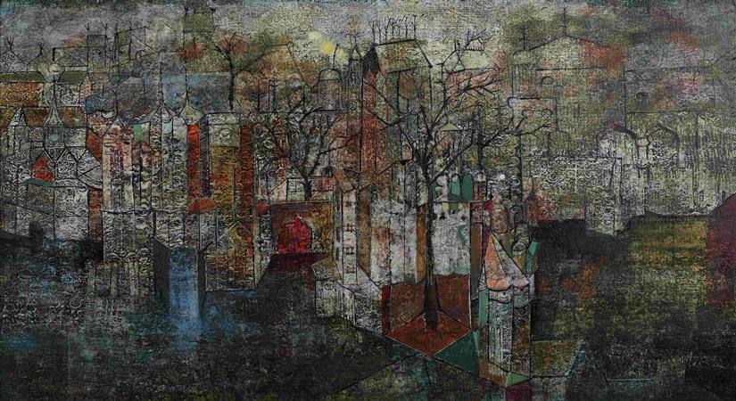 S K Bakre, 24_X30 Oil on Canvas, 1963