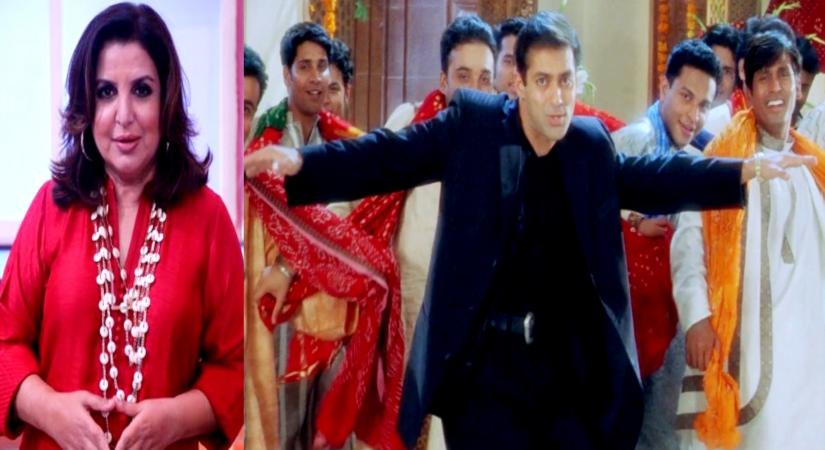 Farah says half of Salman's song 'Saajan Ji Ghar Aaye' was shot by a duplicate.