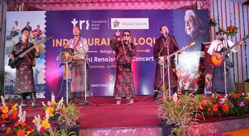 Dashugs Band performing at Rural Renaissance Concert in Dilli Haat