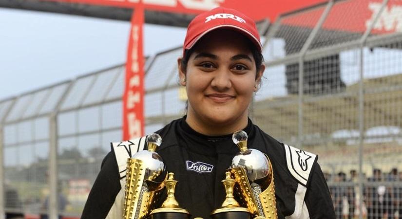 Sixteen and conquering the race track