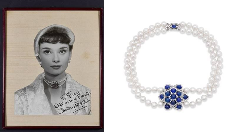 Christies - Audrey Hepburn's "Roman Holiday' pearl necklace to be offered in Geneva
