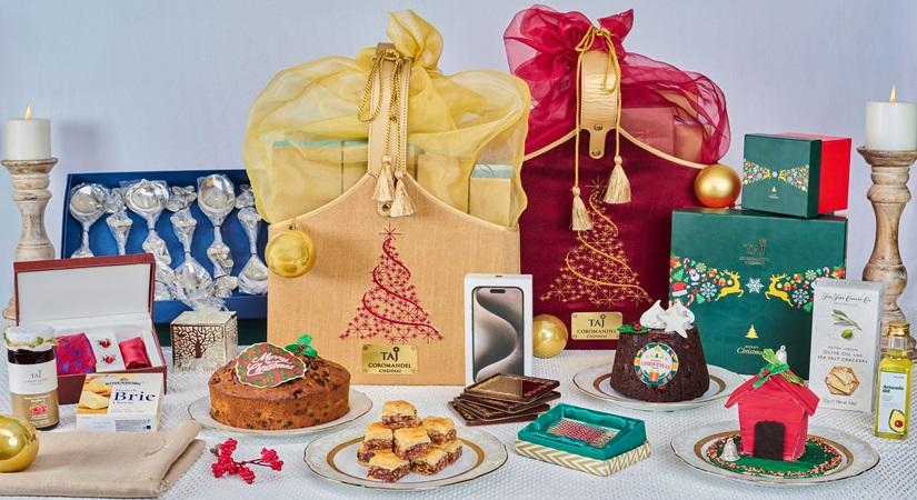 Indulge in the festive spirit with Taj Coromandel's Exquisite Christmas Hampers!