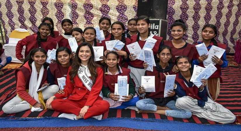 Miss Colombia- Camila Pinzon 2022 Embarks on an Inspirational Educational Mission in India