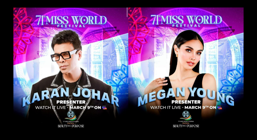 Megan Young and Karan Johar to co-host 71st Miss World Finale