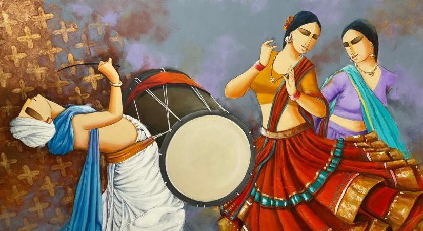 Madmast 60 x45 inches Acrylic on canvas