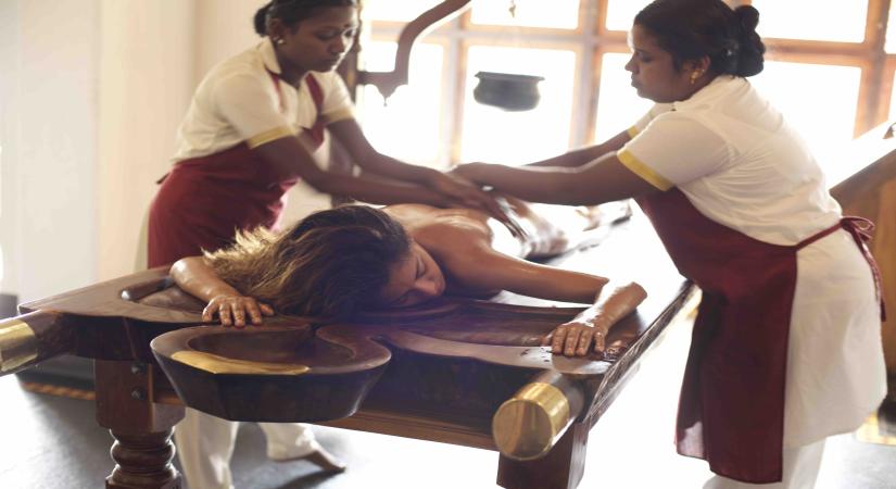 Abhyanga at CGH Earth experience wellness centre