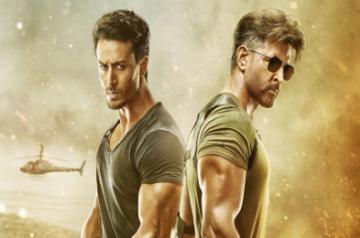  Actors Hrithik Roshan and Tiger Shroff.