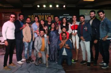 Mumbai: Actors Gul Panag, Manoj Bajpayee and Priyamani at the launch of their web series "the Family Man" in Mumbai on Sep 17, 2019. (Photo: IANS)