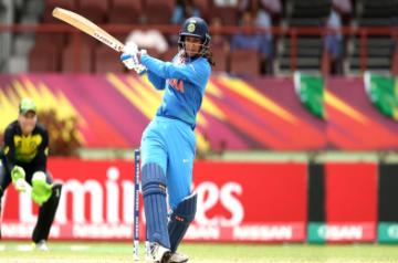 Smriti Mandhana during a cricket match