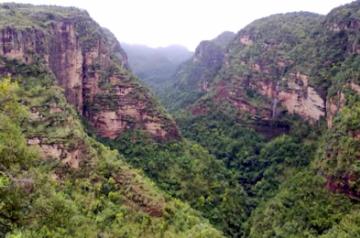 View of Satpura range from 