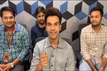 Bollywood actor Rajkummar Rao, who plays a Gujarati entrepreneur Raghu Mehta in his forthcoming film "Made In China", has shared a funny Instagram video of himself selling a pen to Hollywood star Leonardo DiCaprio.