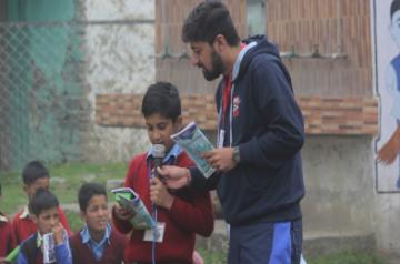  School students participate in Mission SMILE outreach programme, in Shimla on Oct 1, 2019. (Photo: IANS)
