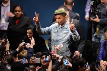 Pharrell Williams. (Xinhua/Niu Xiaolei/IANS)
