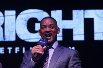 Mumbai: Actor Will Smith at the special screening of film "Bright" in Mumbai on Dec 18, 2017. (Photo: IANS)