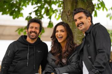 Actor Ranveer Singh has shared the story of "reel and real" life along with actress Deepika Padukone, who will be seen playing his wife in the upcoming film "83". Ranveer on Tuesday posted a photograph of himself along with his wife Deepika and director Kabir Khan.
