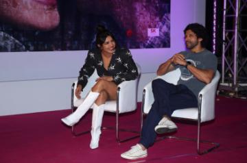 Actors Farhan Akhtar and Priyanka Chopra. (Photo: IANS)