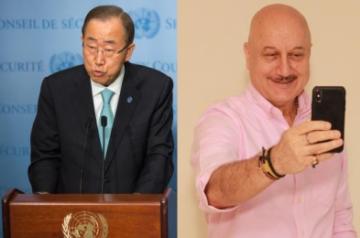 When Ban Ki-moon asked Anupam Kher for signed autobiography.