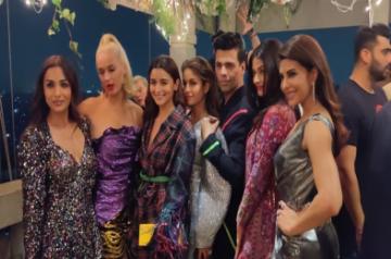 The belle of the ball Katy Perry with her celebrity fans. (Photo: facc2911/Instagram)