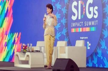 Tahira Kashyap at the SDGs summit