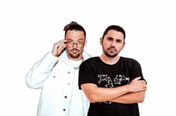 Belgian DJ duo Dimitri Vegas and Like Mike.