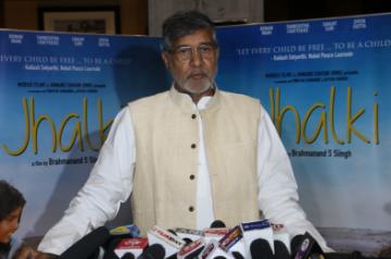 Mumbai: Child Rights activist and Nobel laureate Kailash Satyarthi during the screening of film "Jhalki" in Mumbai on Sep 7, 2019. (Photo: IANS)