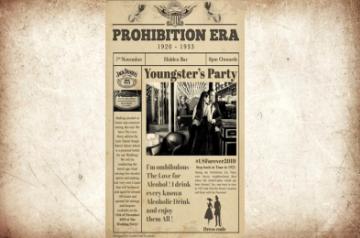 Udit and Saaile's invitation card for the bachelor's party