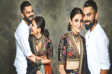 Virat and Anushka post a Diwali picture for fans