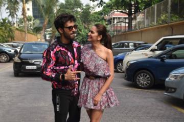 Mumbai: Actors Pulkit Samrat and Kriti Kharbanda during the promotions of his upcoming film "Pagalpanti" in Mumbai on Nov 16, 2019. (Photo: IANS)