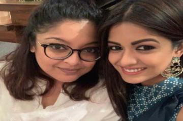 Actress Tanushree Dutta recently paid a visit to her sister and actress Ishita Dutta on the sets of her TV show "Bepanah Pyaar", and the former is all praises for her elder sister.