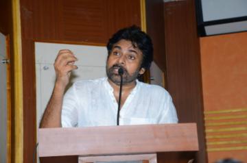 Hyderabad: Actor Pawan Kalyan during a programme in Hyderabad. (Photo: IANS)