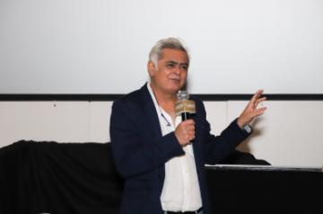 Director Hansal Mehta at the Hong Kong International Film Festival