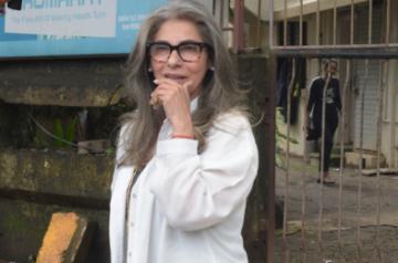 Mumbai: Actress Dimple Kapadia seen at a salon at Juhu in Mumbai on Sep 15, 2019. (Photo: IANS)