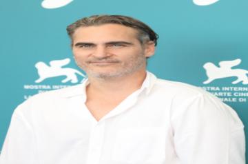 VENICE, Aug. 31, 2019 (Xinhua) -- Actor Joaquin Phoenix attends a photocall for the film "Joker" during the 76th Venice International Film Festival in Venice, Italy, on Aug. 31, 2019. (Xinhua/Cheng Tingting/IANS)