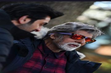 Megastar Amitabh Bachchan , who recently shot for the upcoming film "Brahmastra" in Manali, shared  behind-the-scenes photographs from the sets. In one of the images,  he can be seen standing besides his co-star Ranbir Kapoor.