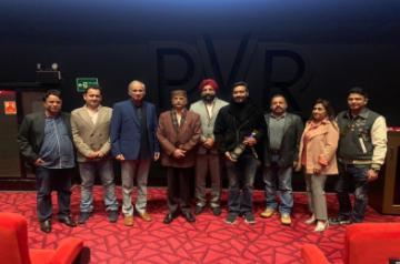 Actor-producer Ajay Devgn expressed gratitude to the three military chiefs of the nation -- Army, Navy and Air Force -- for watching his latest film "Tanhaji: The Unsung Warrior"."Honoured to spend an evening with the three Chiefs. Thank you all for the love given to Tanhaji," Ajay tweeted.