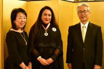 Japanese Ambassador Felicitates Dr. Jyotsna Suri on the Conferment of Decoration (Photo Courtesy: Embassy of Japan in India)