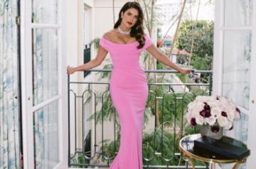 Priyanka Chopra Jonas dresses for the Golden Globes. Source Instagram