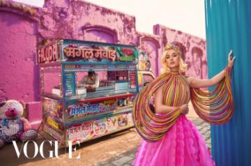 Vogue India January 2020 issue - Katy Perry. (Photographed by Greg Swales, Styled by Anaita Shroff Adajania)