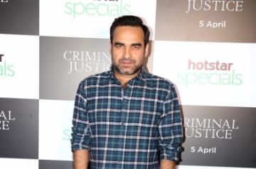 Mumbai: Actor Pankaj Tripathi at the special screening of his upcoming Hotstar Specials web series 'Criminal Justice' in Mumbai on April 2, 2019. (Photo: IANS)