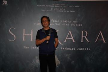 Mumbai: Director Vidhu Vinod Chopra at the special screening of his upcoming feature film "Shikara - The Untold Story of Kashmiri Pandits" in Mumbai on Jan 29, 2020. (Photo: IANS)
