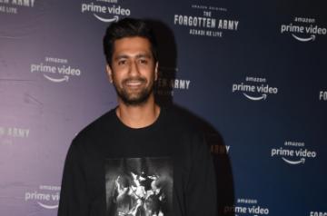 Mumbai: Actor Vicky Kaushal at the screening of his brother Sunny Kaushal's Amazon Prime web series "The Forgotten Army" in Mumbai on Jan 23, 2020. (Photo: IANS)