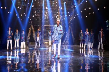 Model walks the ramp at Blenders Pride Fashion Tour 2019-20 in New Delhi